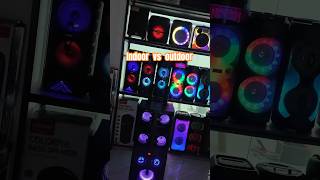 Big Karaoke machine with wireless 🎤 indoor vs outdoor testing #zqs #speakermanufacturing