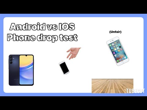 Unfair iPhone vs android drop test