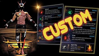 BEST CHARACTER COMBINATION FOR CUSTOM | CUSTOM CHARACTER COMBINATION | FREE FIRE CUSTOM COMBINATION