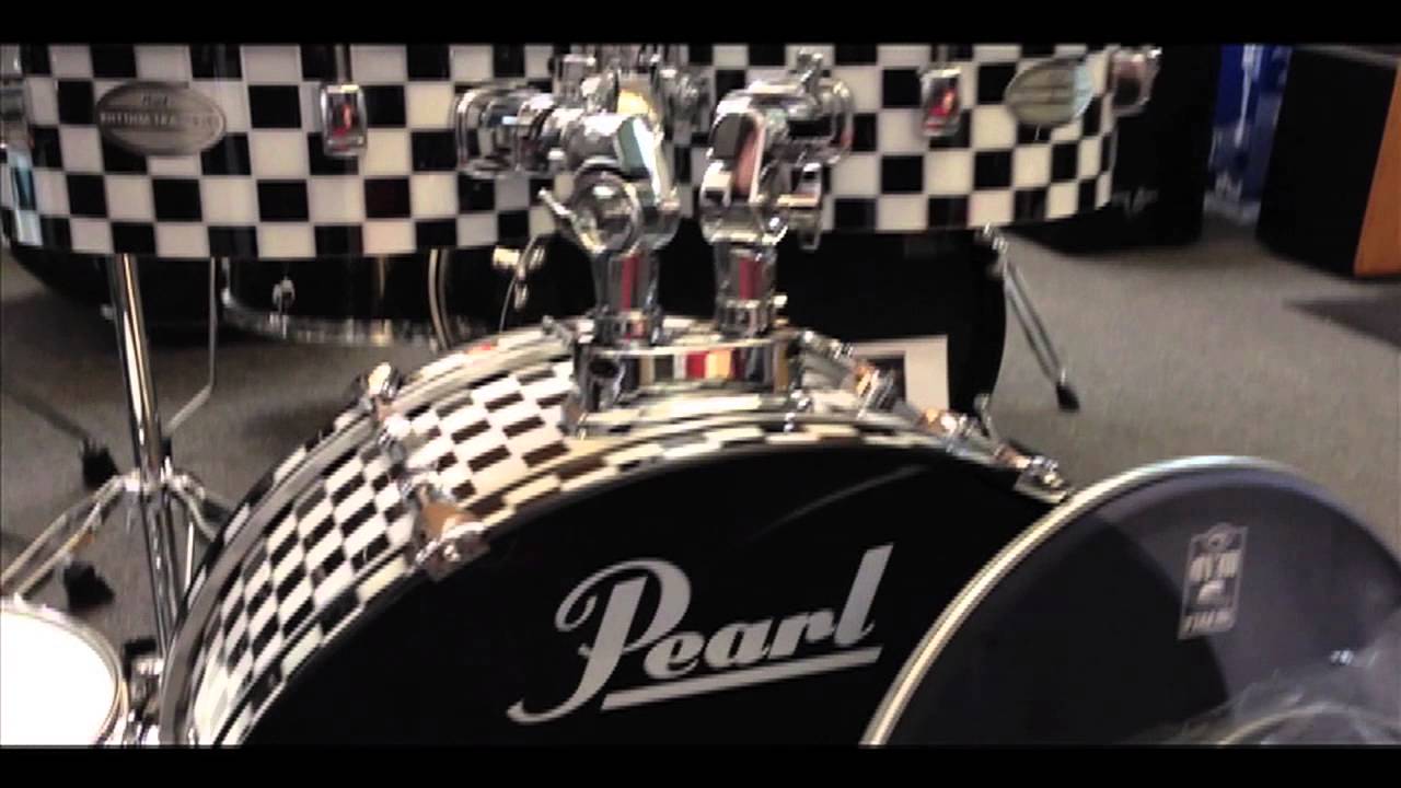 Second Hand Pearl Rhythm Traveler Kit - Checkerboard Finish