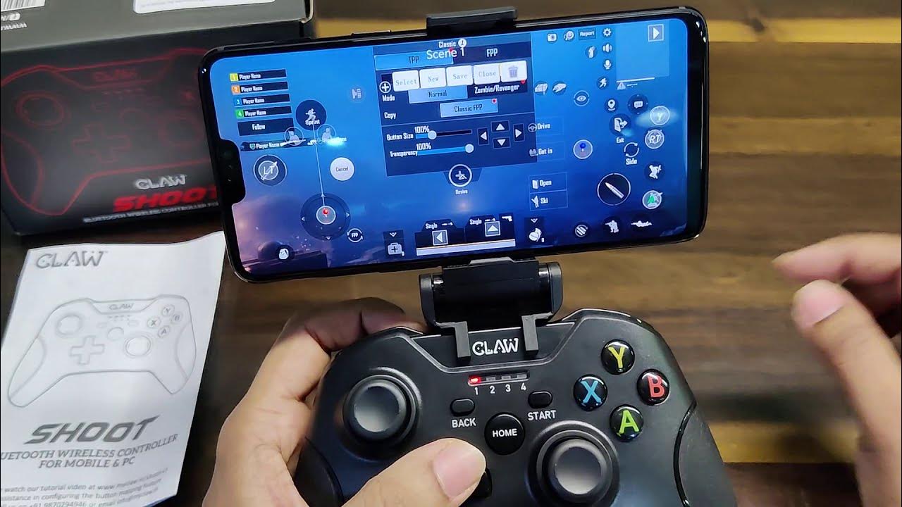 CLAW Shoot Bluetooth Mobile Gamepad Controller Button Mapping Mode