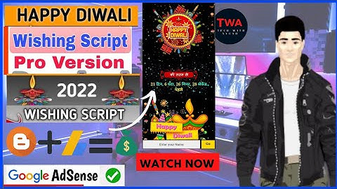 how to make Diwali wishing script for blogger,wordpress |Diwali wishing pro script#HappyDiwaliscript
