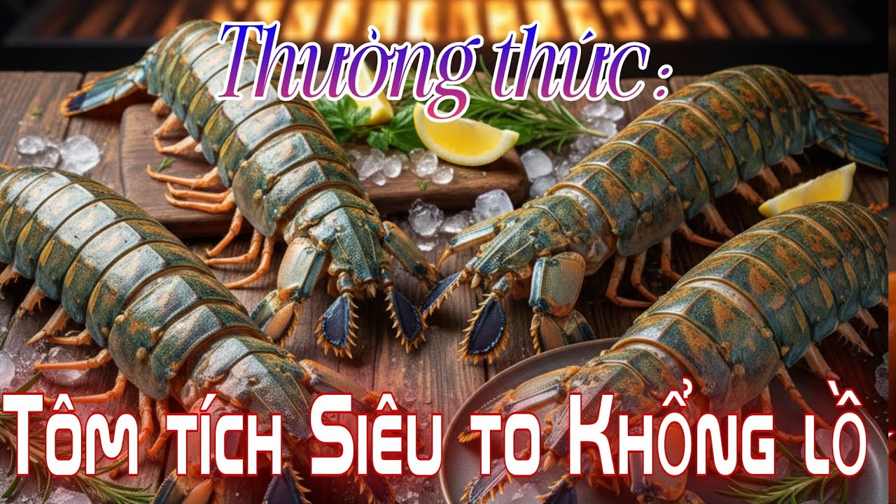 Nhìn mấy anh ăn tôm tích siêu to  khổng lồ mè em chẩy nước 