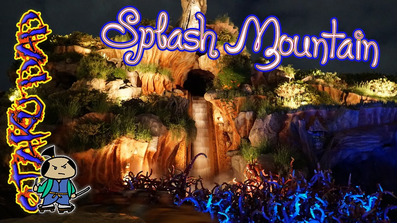Splash Mountain at night Tokyo Disneyland YouTube