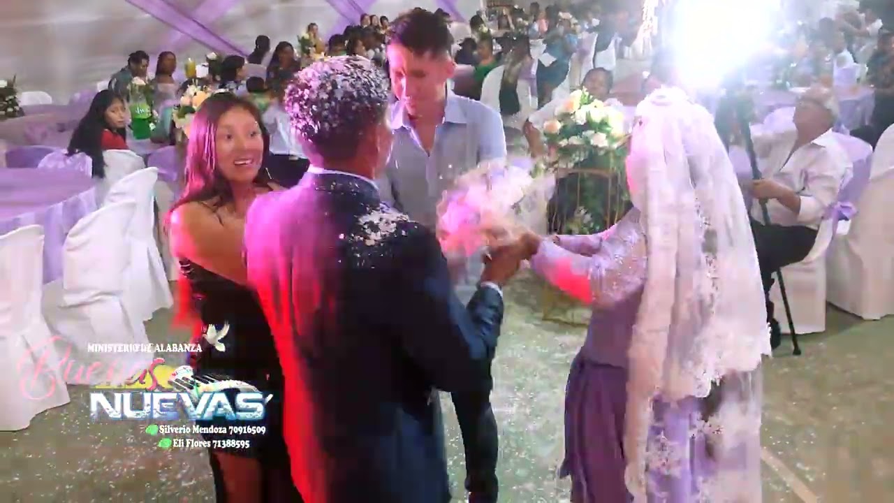 Buenas Nuevas en matrimonio en su boda elberto Josefina 2024 diciembre