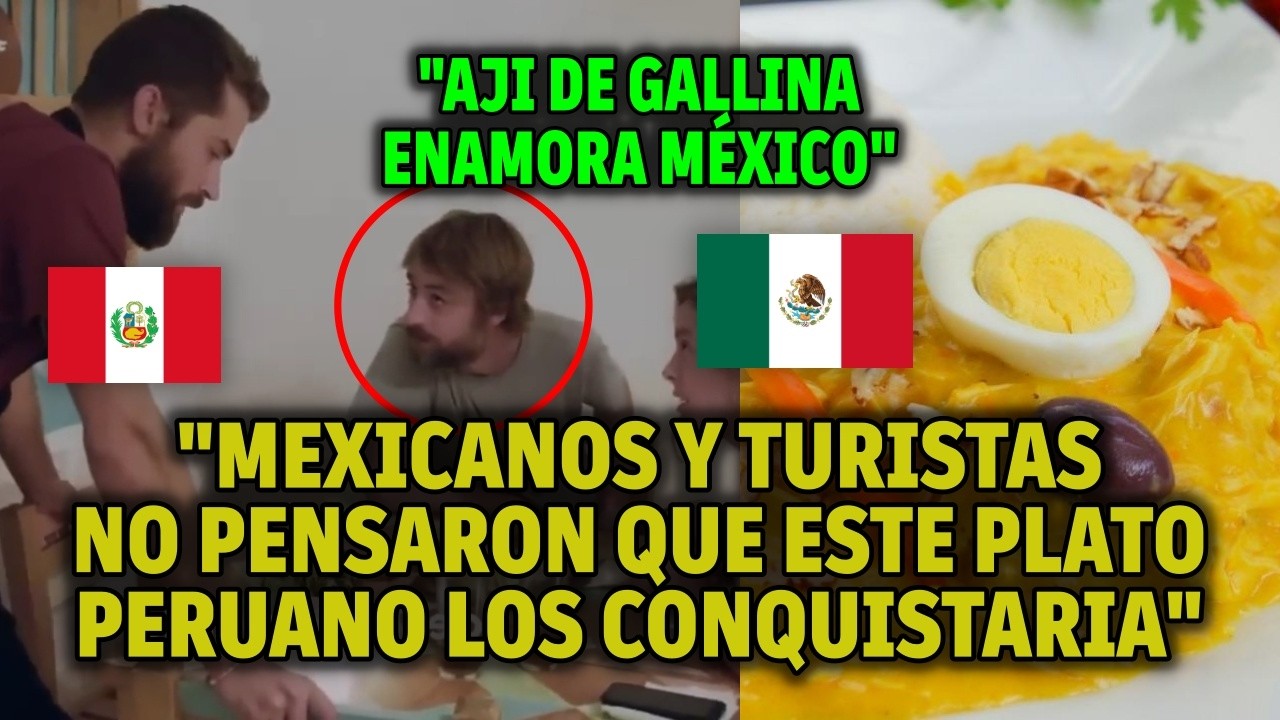 CHEF PERUANO CONQUISTA CON UN AJÍ DE GALLINA A COMENSALES DE MÉXICO