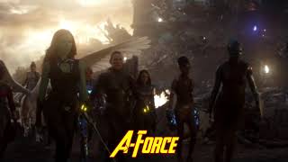 Avengers: Endgame - Unreleased Score - A-Force - Alan Silvestri
I dont know how youre getting through all that.
Dont worry.
Shes got help.
This music plays when every female hero joins Carol to fight Thanos army. This features some SFX and is a combination of Get This Thing Started and The One.
Enjoy... Avengers: Endgame - Unreleased Score - A-Force - Alan Silvestri
