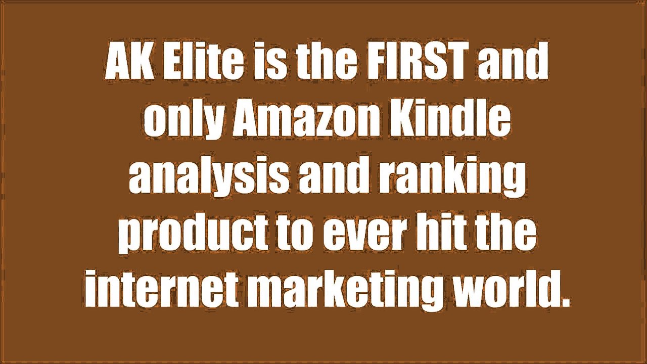 Amazon Kindle Elite Review And Bonuses (AK Elite Review)
