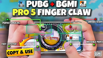 BEST 5FINGER CLAW🔥SETTING SENSITIVITY With CODE | Best 5 Finger Control Code 📈 BGMI PUBG Mobile