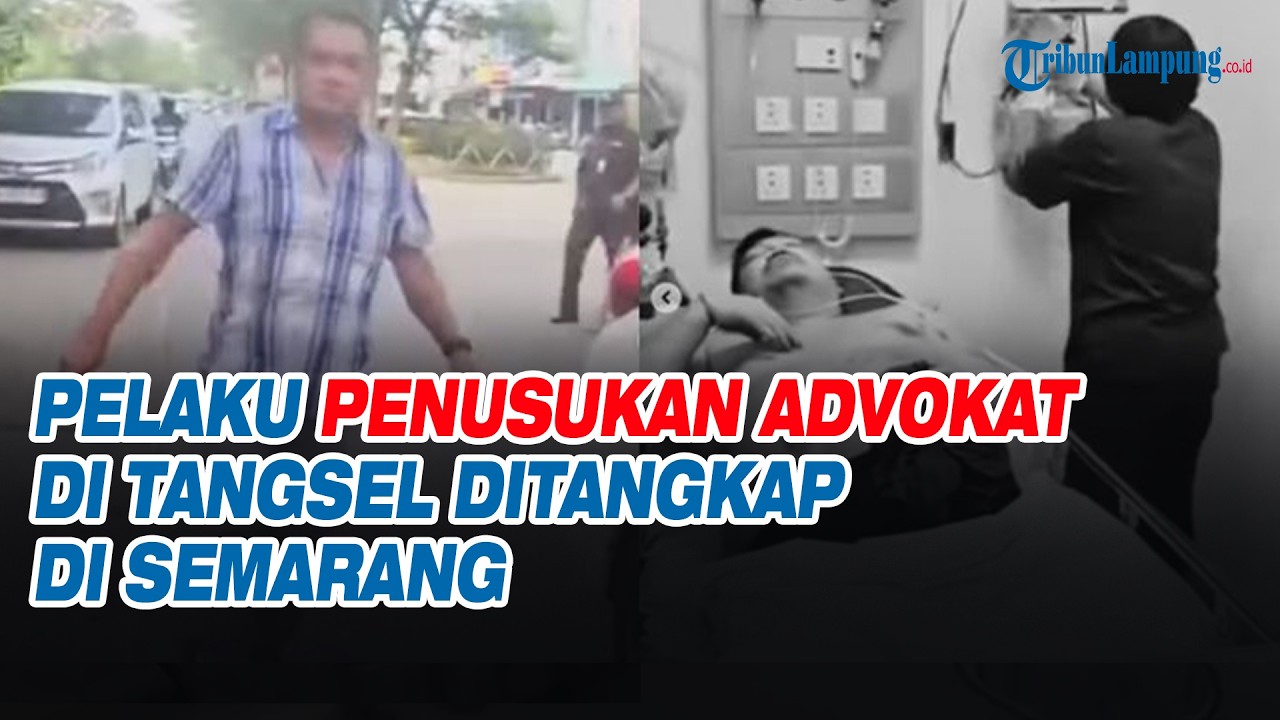 Pelaku Penusukan Advokat di Tangsel Ditangkap di Semarang