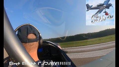 First Flight of RV4 CGVBX