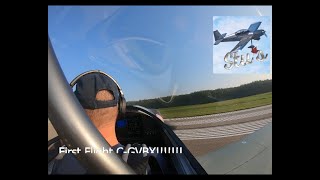First Flight of RV4 CGVBX