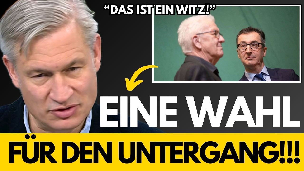 POSCHARDT SPRACHLOS NACH BAWÜ-KNALL💥 Live-Abrechnung zur Landtagswahl!!!