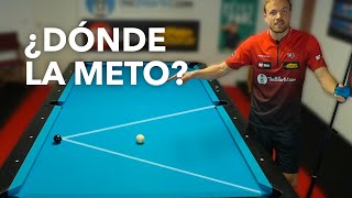 ¿Dónde tiro la negra? Elige bien la tronera!