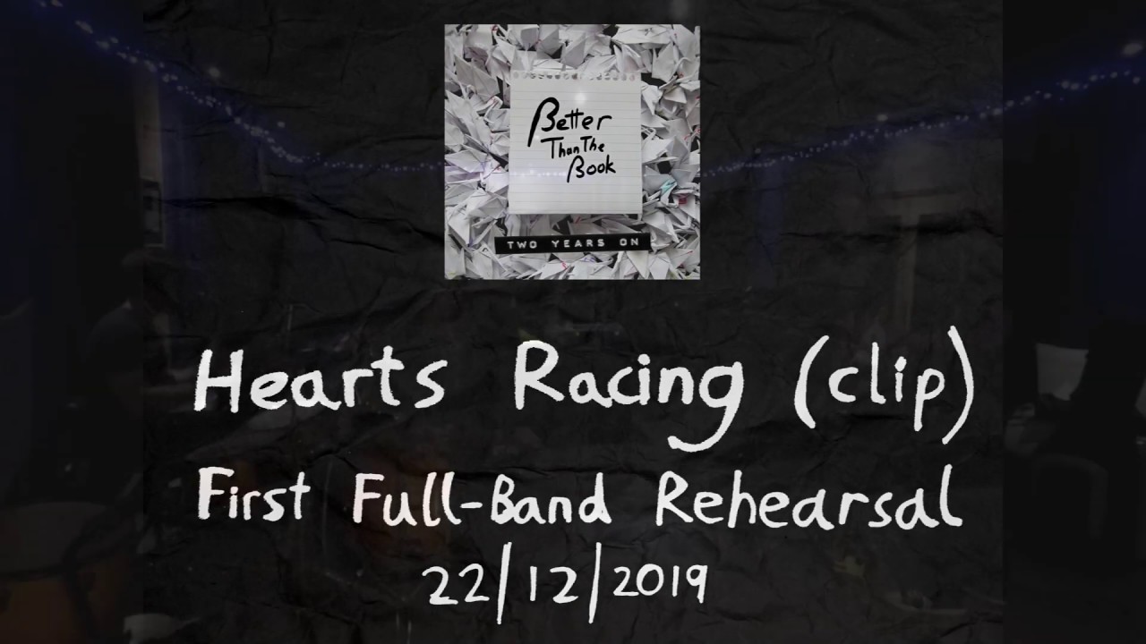 Hearts Racing LIVE (Clip) [First Full Band Rehearsal 22-12-2019] - YouTube