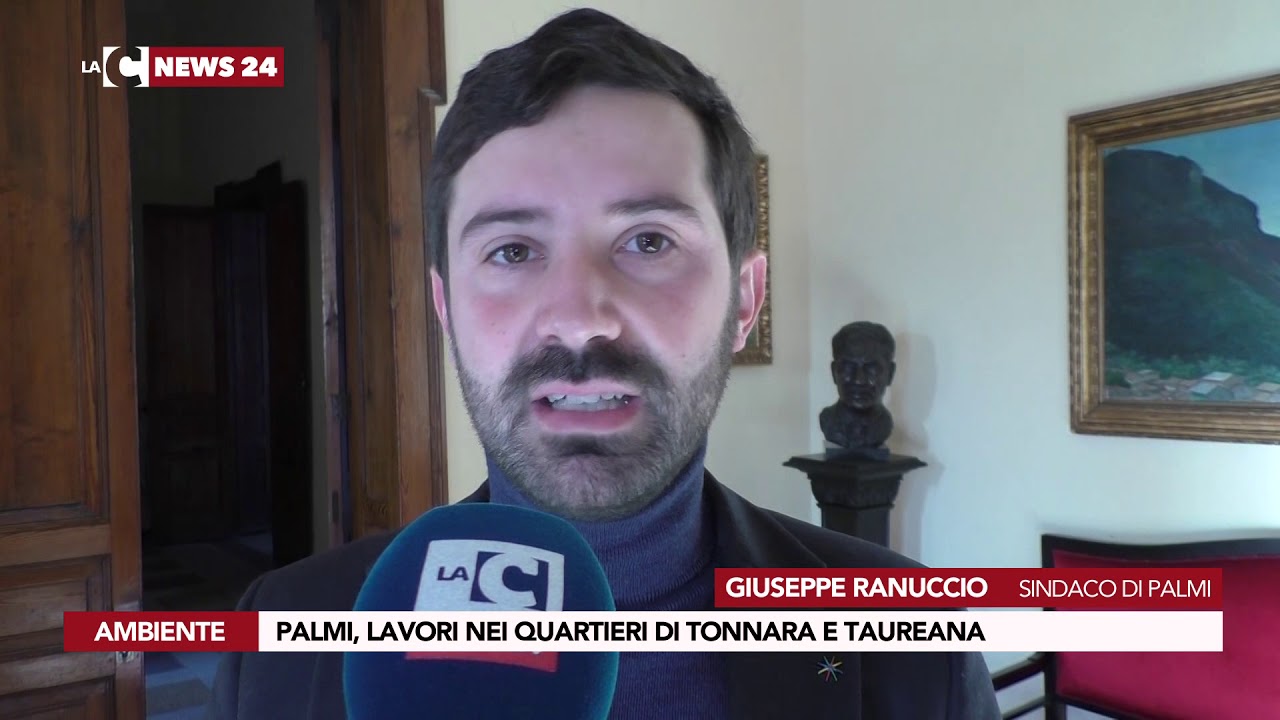 notizie del giorno PALMI, LAVORI NEI QUARTIERI DI TONNARA E TAUREANA