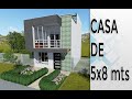 Mini Casa de 5x8 metros, Economica con 2 habitaciones!!