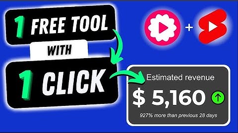 Make YouTube Shorts with 1 FREE AI tool FAST for a Faceless YouTube Channel