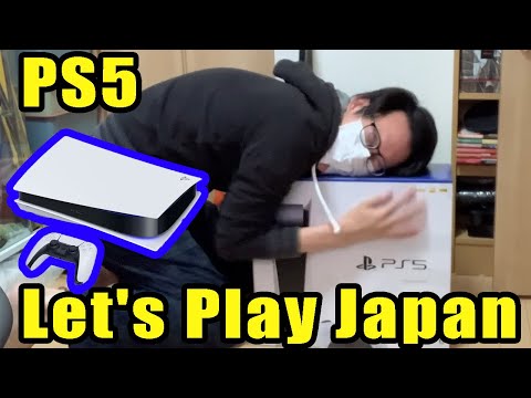 Earliest PlayStation5 Unboxing!!! --Japanese Gamer Reaction