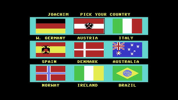 Summer Games (Commodore 64) - Austrian anthem