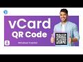 How to Create a Contact vCard QR Code on Windows