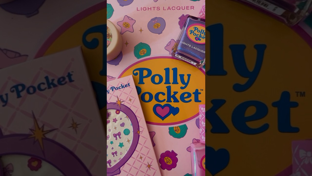 Unboxing the new Lights Lacquer collab with Polly Pocket launching 04.