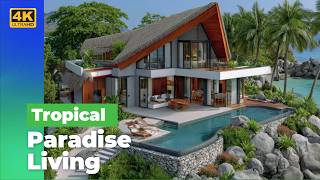 Tropical Paradise Living | Stunning Dream Homes with Exotic Elegance & Natural Serenity 🌴✨