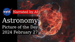 APOD: 2024-02-27 - Supernova Remnant Simeis 147 (Narrated by Amy)