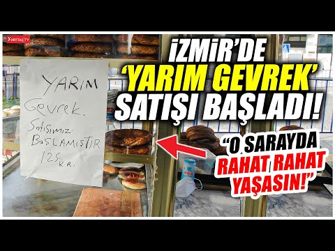 İzmir'de 'yarım simit' satışı başladı! Yurttaşlar isyan etti!