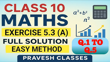 Class -10th Ex 5.3 (PART-1) Q.1 to Q.5 ARITHMETIC PROGRESSIONS II NEW NCERT II CBSE II 2025 
