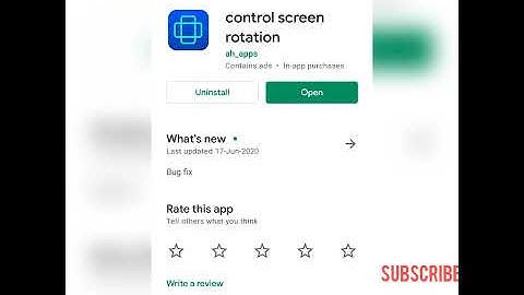 Screen rotation app