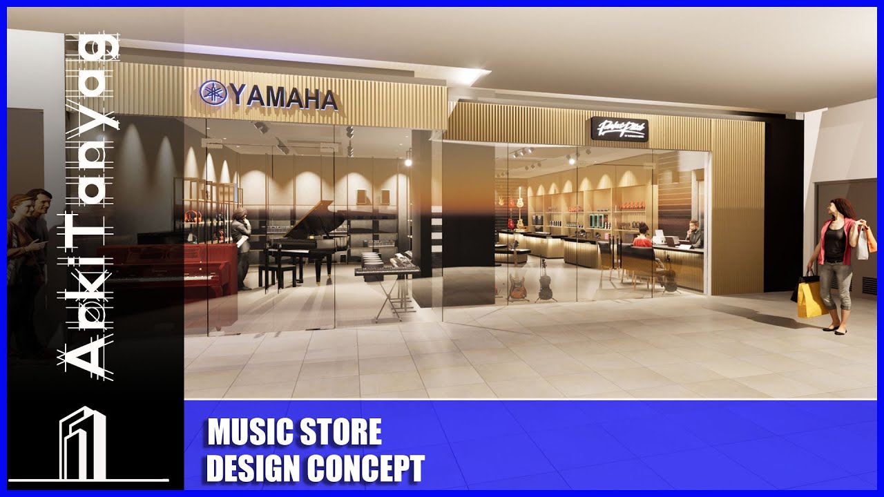 Yamaha Music Store - Design Concept | ArkiTanyag