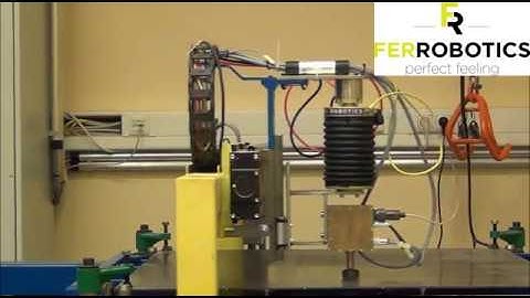 Automated ultrasound measurement with constant contact to the workpiece by FerRobotics ACF