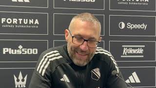 Trener Marek Papszun przed meczem z Zagłębiem Lubin