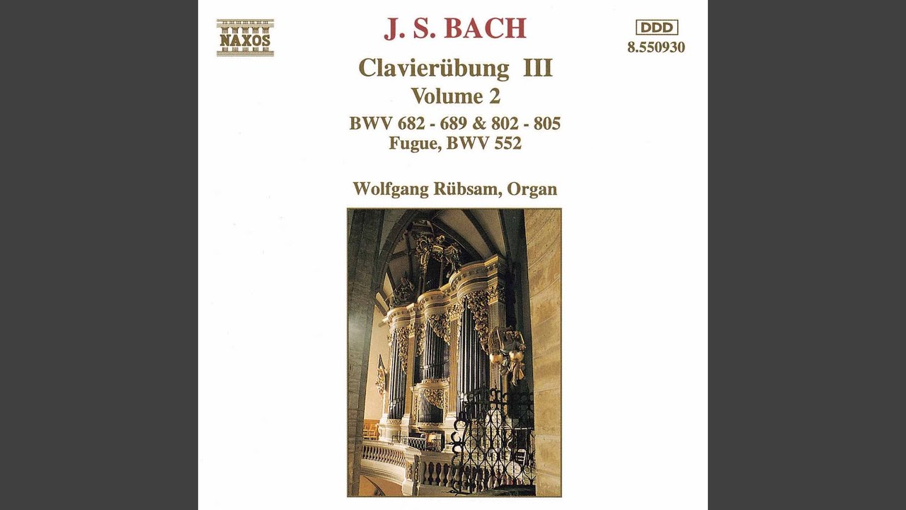 Chorale Preludes: Aus tiefer Not schrei ich zu dir, BWV 686