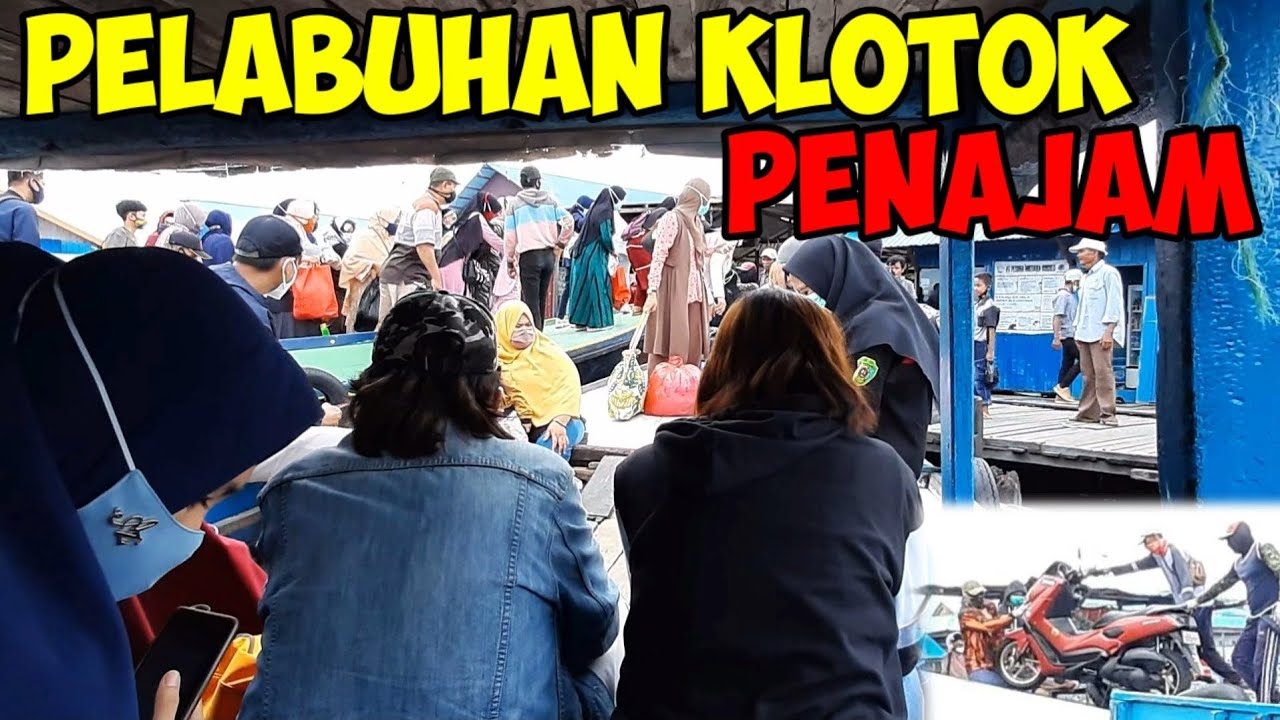 Beginilah Aktifitas Bongkar Muat Di Pelabuhan Kapal Klotok Penajam Paser Utara