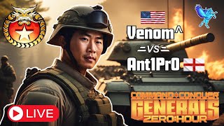 Live Command and Conquer, Zero Hour 14gmt Venom^ vs Ant1Pr0 World Series Prologue Tournament