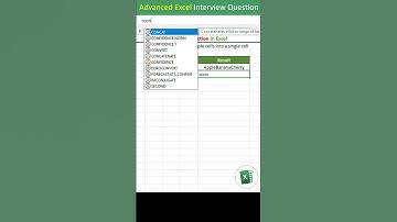 CONCAT function in excel | CONCAT formula in excel | excel interview questions excel tips and tricks