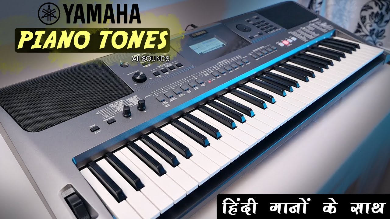  Yamaha PSR i500 Piano Tones With Bollywood Songs