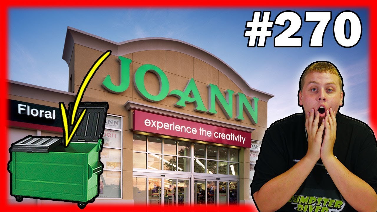 Dumpster Diving Joanns Fabric HUGE Haul! BIG Money! Night 270