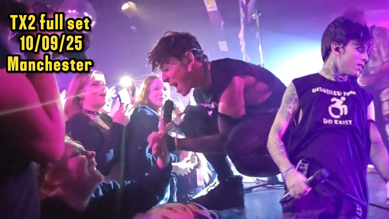 TX2 full live set at Rebellion Manchester (10/09/25) the UK EU tour | TX2 wore my t-shirt on stage
