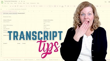 Tips for Making a Homeschool Transcript
