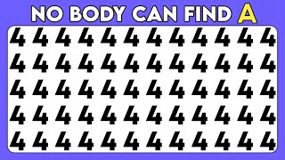 Find The Odd One Out | Test Your Observation Skills Battle | Number and Letter Spot Edition 