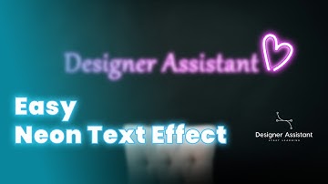 Neon Text Effect in Photoshop | Step by Step Tutorial