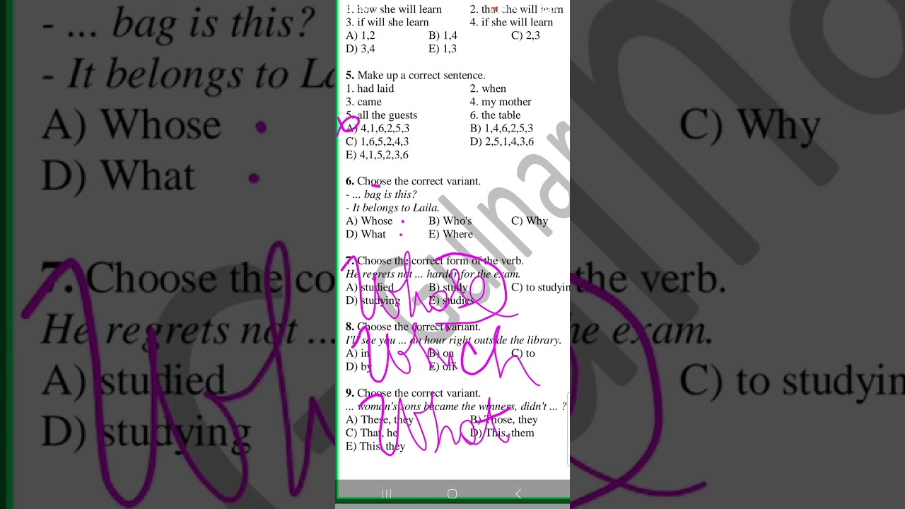 Gulnare Umudova Suretli Tekrar Test 12