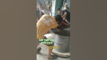 Bàn giao bộ sling cáp thép Hàn Quốc  DSR cho khách Bến Tre #jumpocargo #capthep #capthephanquoc