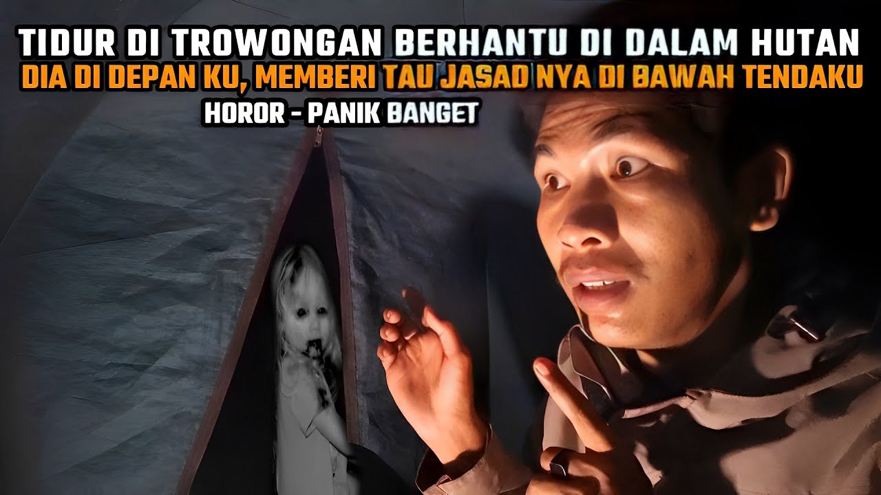 HOROR SOLO CAMPING: JASAT ANAK INI DI BAWAH TENDAKU KETIKA TIDUR DI LORONG  BERHANTU DI DALAM HUTAN