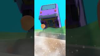 HURRY! Save Bobby the Bus from Falling!🚌 #shorts #bus