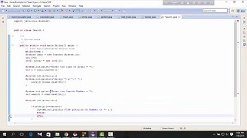 java bangla tutorial (part 9) || Array search in Java