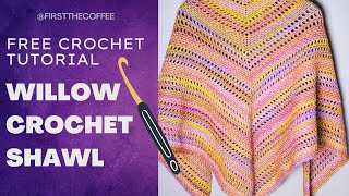 Free Easy Beginner Friendly Crochet Shawl Tutorial - The Willow Shawl
The Willow Crochet Shawl Pattern - an easy to stitch up, free crochet shawl pattern tutorial that is great for beginners. Only basic crochet stitches are needed to make this shawl that uses the moss stitch and double crochet stitch.
A free written copy of this crochet shawl pattern can be found on my website: https://firstthecoffee.com/willow-crochet-shawl-pattern
An ad-free written PDF version of this crochet shawl pattern is available through Etsy & Ravelry :
Etsy: https://www.etsy.com/listing/1673542748/easy-crochet-shawl-pattern-triangle
Ravelry: https://www.ravelry.com/patterns/library/willow-shawl-12
Turquoise Lakes Shawl:
https://youtu.be/XMG5k7rQmMU
****Pattern Details*****
This Shawl Pattern is written in US crochet terms.
Hook Sizes:
6.00mm (J-10) crochet hook
Yarn: 870 yards of a #4 medium-weight yarn
Yarn Used - Caron Blossom Cakes in the color Tropical Blooms - 2 skeins
You can find more free crochet patterns on my website: https://firstthecoffee.com
Sign up for First The Coffee Crochets Newsletter: https://subscribepage.io/mFhZxE
Facebook: https://www.facebook.com/FirstTheCoffee
Facebook Group for Free Crochet Patterns: https://www.facebook.com/groups/672979186767972
Instagram: https://www.instagram.com/firstthe_coffee/
Pinterest: https://www.pinterest.com/firstthecoffeeblog/
Ravelry: https://www.ravelry.com/designers/josie-anderson
Etsy Shop: https://www.etsy.com/shop/FirstTheCoffeeCrafts
00:00 Introduction
01:35 Foundation
02:08 Row 1
02:58 Row 2
04:03 Row 3
05:22 Rows 4 - 10
08:47 Row 11
11:31 Row 12
13:23 Rows 13 - 16
13:38 Rows 17 - 21
15:25 Rows 22 - 87 Free Easy Beginner Friendly Crochet Shawl Tutorial - The Willow Shawl